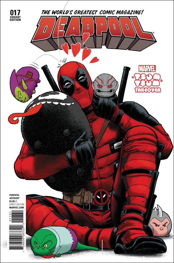 Deadpool (2016) issue 17-C Javier Rodriguez Tsum Tsum Cover