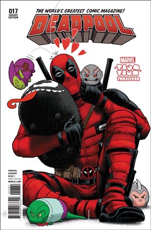 Deadpool (2016) issue 17-C Javier Rodriguez Tsum Tsum Cover
