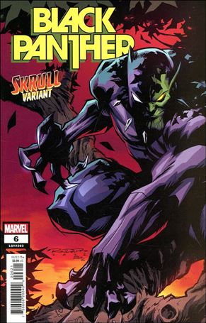 Black Panther (2022) issue 6-B Khary Randolph Skrull Cover