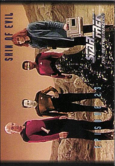 Star Trek: The Next Generation - The Episode Collection Season One (Base Set) card 76 Skin of Evil, Episode 23A