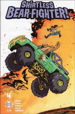 Shirtless Bear-Fighter issue 4-C Daniel Warren Johnson Cover