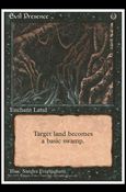 Magic the Gathering: 4th Edition (Base Set) card 136 Evil Presence