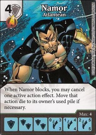 Marvel Dice Masters Uncanny X-Men  card 80 Namor: Atlantean