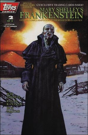 Mary Shelley's Frankenstein issue 2-B Unbagged John Bolton Cover