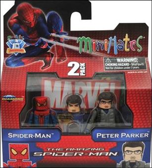 Marvel Minimates figure 133 Spider-Man and Peter Parker