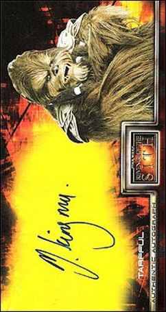 Star Wars: Revenge of the Sith Widevision (Autograph Subset) card 2 Michael Kingma - Tarfful