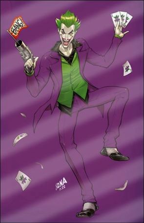 Joker: The Man Who Stopped Laughing issue 1-D David Nakayama Wraparound Foil Cover