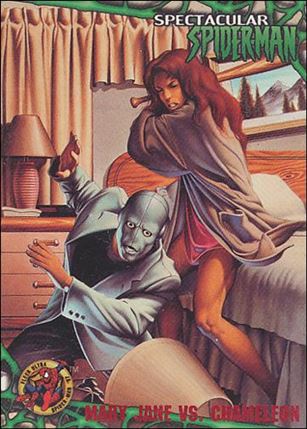 1997 Fleer Ultra Spider-Man (Base Set Red) card 76 Mary Jane Vs. Chameleon