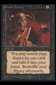 Magic the Gathering: Limited Edition Beta (Base Set) card 105 Demonic Tutor