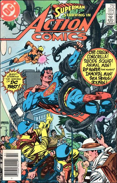 Action Comics (1938) issue 552-B Newsstand Cover
