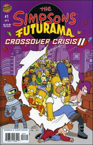Simpsons Futurama Crossover Crisis II issue 1