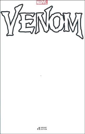 Venom (2017) issue 1-E Blank/Sketch Cover