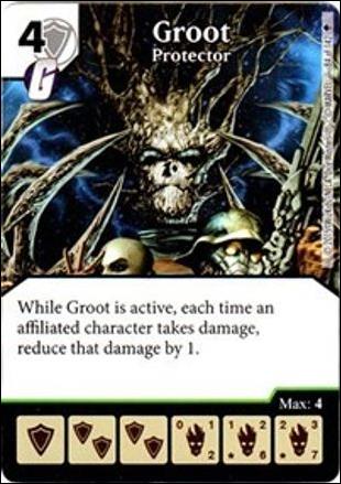 Marvel Dice Masters Age of Ultron  card 84 Groot: Protector