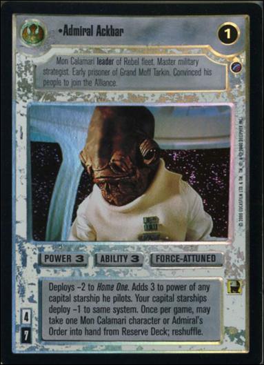 Star Wars: Reflections II: Expanding the Galaxy (Base Set) card 93 Admiral Ackbar