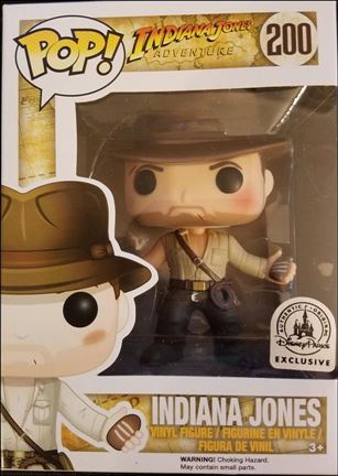 POP! Disney figure 200 Indiana Jones Disney Parks