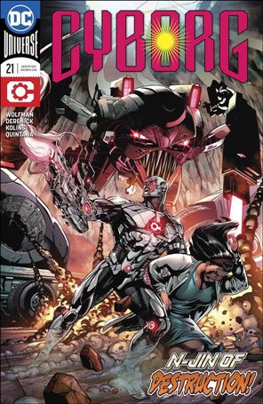 Cyborg (2016) issue 21 Sam Lotfi Cover