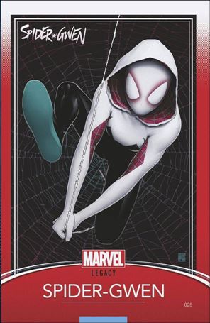 Spider-Gwen (2015/12) issue 25-C John Tyler Christopher Trading Card Cover