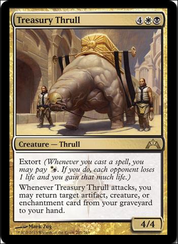Magic the Gathering: Gatecrash (Base Set) card 201 Treasury Thrull