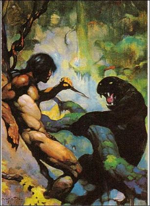 Frazetta (Base Set) card 35 Black Panther
