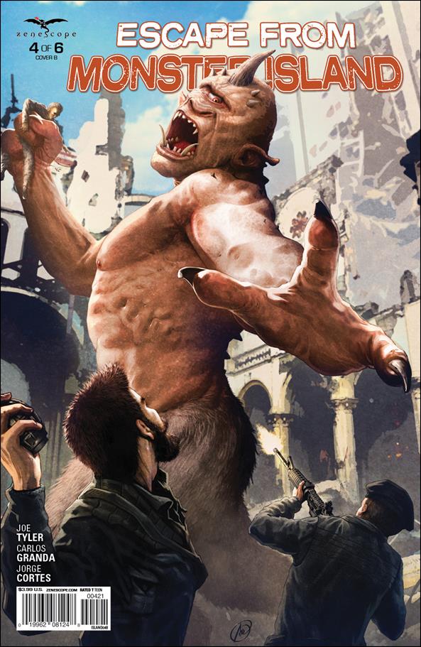 Escape from Monster Island issue 4-B Ed Anderson Cover
