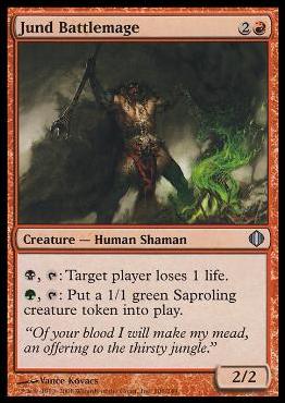 Magic the Gathering: Shards of Alara (Base Set) card 106 Jund Battlemage