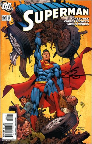 Superman (1939) issue 654-B Dynamic Forces (Signed by Kurt Busiek) 1/100