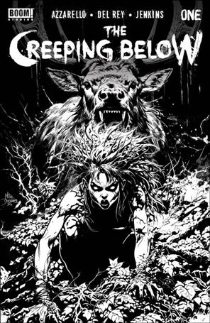 Creeping Below issue 1-F Mike Deodato Jr. B&W Cover
