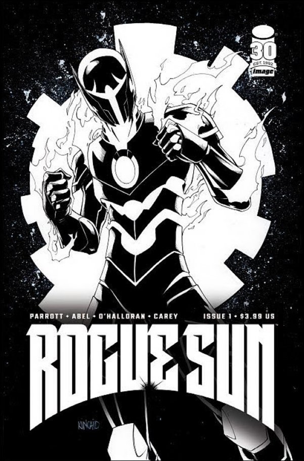 Rogue Sun issue 1-I Retailer Excl. B&W Ryan Kincaid Trade Dress Cover