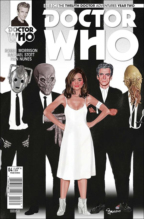 Doctor Who: The Twelfth Doctor Year Two issue 4-C Simon Myers "Parallel Lines" Cover
