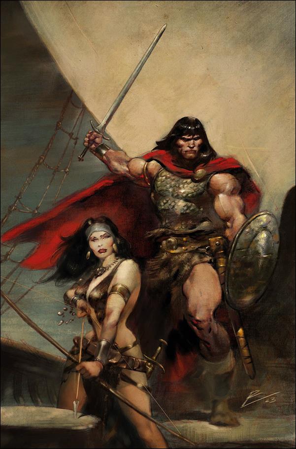 Conan the Barbarian (2023) issue 5-H Roberto de la Torre Virgin Cover