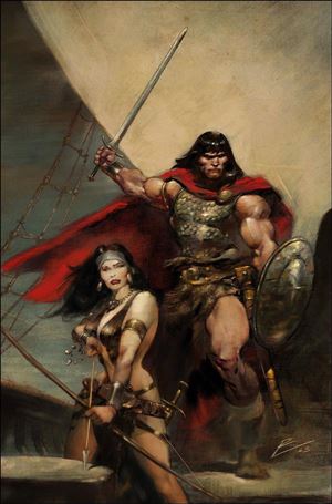 Conan the Barbarian (2023) issue 5-H Roberto de la Torre Virgin Cover