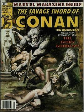 Savage Sword of Conan the Barbarian (Base Set) card 24 Cover Issue #60