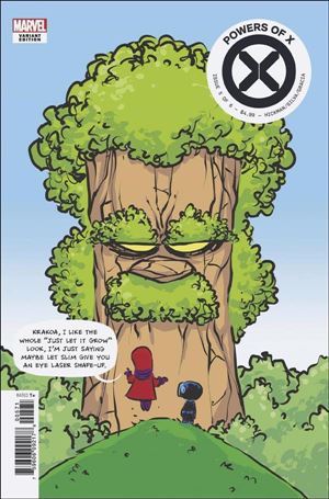 Powers of X issue 5-F Skottie Young Baby Cover