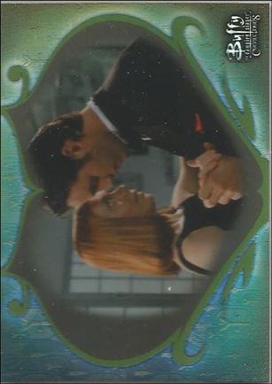 Buffy the Vampire Slayer: Connections (Base Set) card 37 Xander + Willow: Early Connection