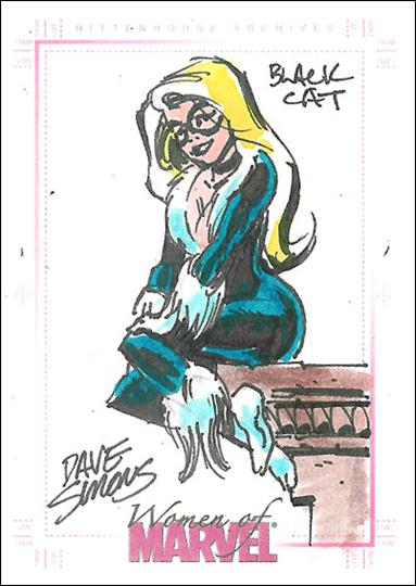Women of Marvel (SketchaFEX Subset) card DS Dave Simons 1/458