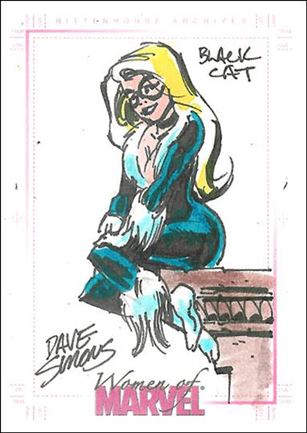 Women of Marvel (SketchaFEX Subset) card DS Dave Simons 1/458