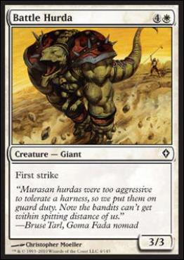 Magic the Gathering: Worldwake (Base Set) card 4 Battle Hurda