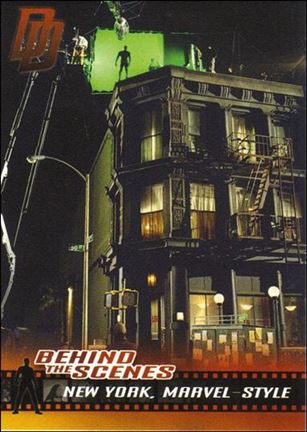 Daredevil: The Movie (Base Set) card 65 New York, Marvel-Style