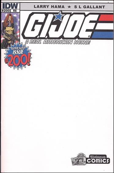 G.I. Joe: A Real American Hero issue 200-G Yesteryear Comics Blank Cover 1/250