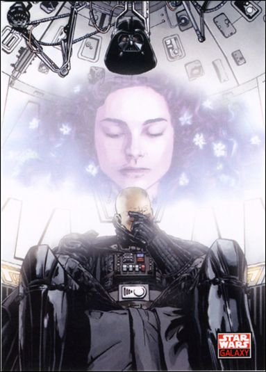 Star Wars Galaxy: Series 4 (Promo) card P2 Darth Vader Dreaming of Padme
