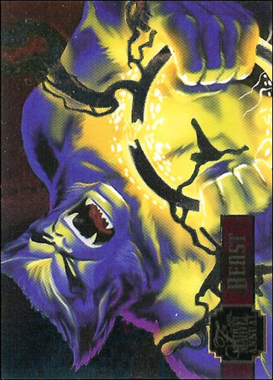 Marvel Annual Flair '95 (PowerBlast Subset) card 12 Beast