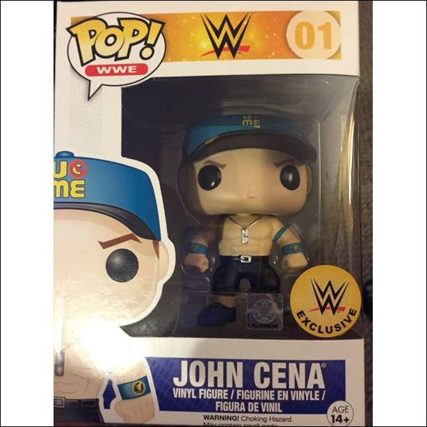 POP! WWE figure 01-D John Cena (Black Trunks)