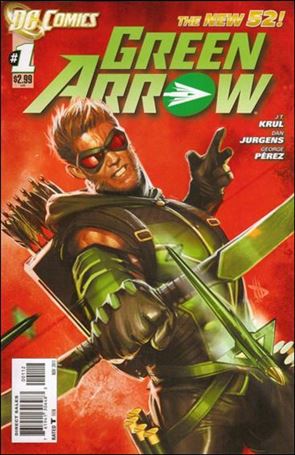 Green Arrow (2011) issue 1-B Red Cover (2nd Printing)