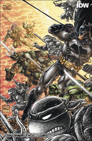 Batman/Teenage Mutant Ninja Turtles III issue 5-B Kevin Eastman Cover