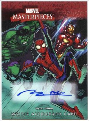 2008 Marvel Masterpieces: Series 3 (Writer Autograph Subset) card PT Paul Tobin
