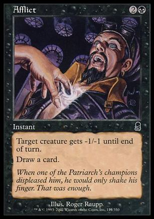 Magic the Gathering: Odyssey (Base Set) card 115 Afflict