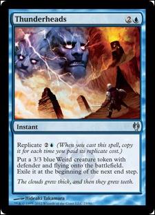 Magic the Gathering: Duel Decks: Izzet vs. Golgari (Base Set) card 23 Thunderheads