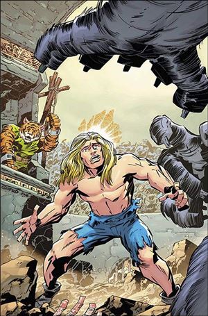 Kamandi Challenge issue 1-B Keith Giffen Cover