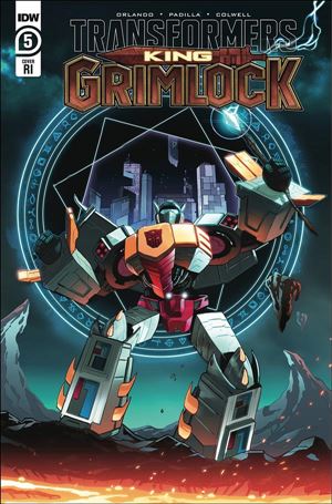 Transformers: King Grimlock issue 5-C Stephen Byrne 1:10 Cover