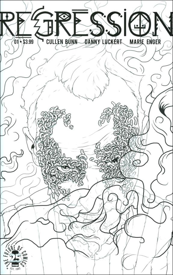 Regression issue 1-C Danny Luckert Spawn Month B&W Cover